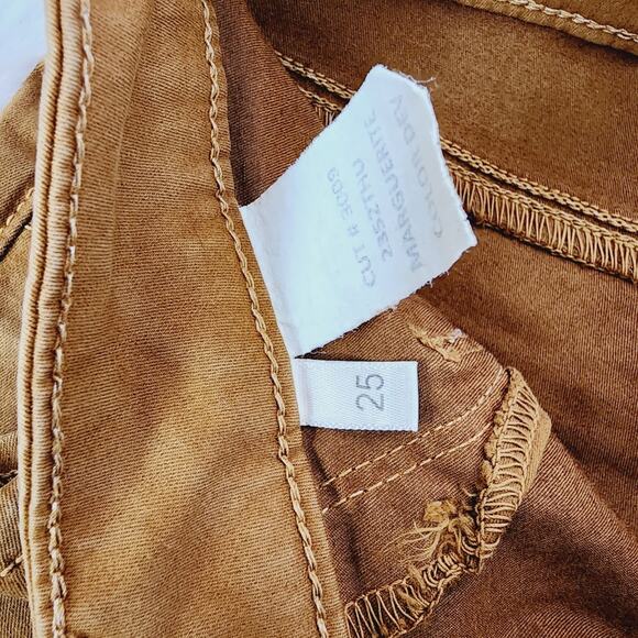 NEW L'agence Marguerite High Rise Skinny Jean Camel Tan - Picture 7 of 8